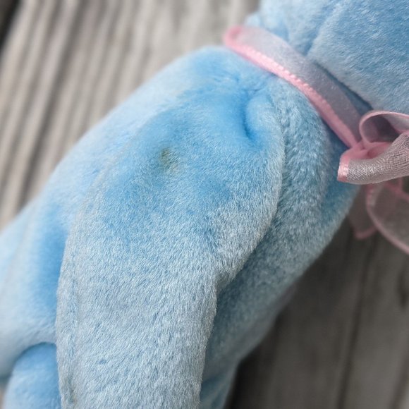 Ty Easter Egg Beanie Baby and Butterfly Easter Pooh Bear Vintage Bundle Set of 2 - Picture 7 of 12
